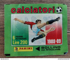 Bh4 Bustina Nuova Sigillata Figurine Sticker Calciatori Panini 19881989 Lire 200 - Altri & Non Classificati