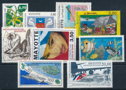 A-743: MAYOTTE:   Timbres De 1991** N°42/47-51-PA1/2 - Ungebraucht