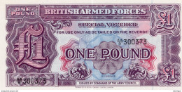 BRITISH ARMED FORCES - Billet De 1 Pound 2eme Séries - Militaire - Neuf UN - British Troepen & Speciale Documenten