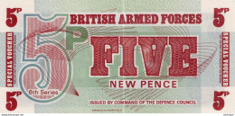 BRITISH ARMED FORCES - Billet De 5 Pence 2eme Séries - Militaire - Neuf UN - Fuerzas Armadas Británicas & Recibos Especiales