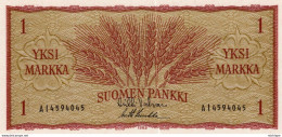 Finlande Billet 1 Markka 1963 Neuf - Finland