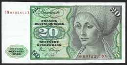 Germany Federal Republik 20 Mark 1980 P32d  USED - 20 Deutsche Mark