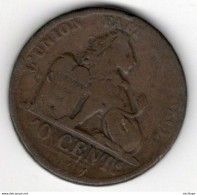Piece  De Monnaie   10 Centimes  1832 Leopold Premier - 10 Cent