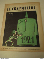 WWI Rare Journal Le Crapouillot (né  dans Les Tranchées ) Format 25 Cm  X 33 Cm  - 1 Er Janvier1921  Bon état - Frans