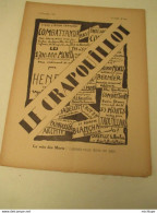 WWI Rare Journal Le Crapouillot (né  dans Les Tranchées ) Format 25 Cm X 33 Cm -   -15 Novembre1919 - très Bon état - Francés