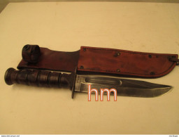 Dague - Poignard - Couteau -   CAMILIUS - Long. 31 Cm  Lame 17,5   Tres Bon état - Knives/Swords