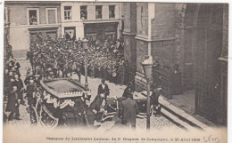 CPA ( 62) LENS Obseques Du Lieutenant Lautour Du 5e Dragons De Compiegne 20 Avril 1906 - Lens