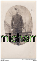 CARTE  POSTALE  PHOTO DE MILITAIRE  TRES BON ETAT N°1 - 1914-18