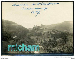 PHOTO 9X11 LUXEMBOURG CHATEAU DE VIANDEN  1927 - Unclassified