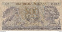 Italie  500 Lire - Otros & Sin Clasificación