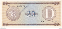 Billet  A Identifier    Vingt Pesos  Etat Neuf - Cuba