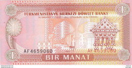 1 Manat - Bir - Turkmenistanyna  - Neuf - Turkmenistán
