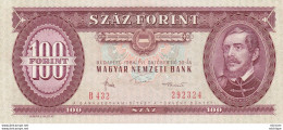 HONGRIE  - 100 Forint  - 1984 - - Voir Scan - Hongrie