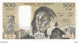 500 Francs - PASCAL 1983  M 180 - Voir Scan - 500 F 1968-1993 ''Pascal''