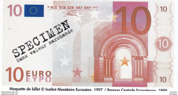 SPECIMEN  10 Euros   1998 - Fiktive & Specimen