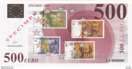 SPECIMEN   500 Euros - Fiktive & Specimen