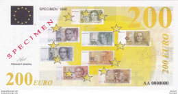 SPECIMEN   200 Euros - Fictifs & Spécimens