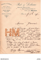 1904 - 51   REIMS  - Facture - Lettre  A  Entête    - PATISSERIE CONFISERIE - PRET & DELARUE - 1900 – 1949