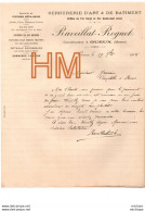 1905 - 51   GUEUX - Facture - Lettre  A  Entête    - CLOTURES METALLIQUES -  RAVEILLAT ROQUET - 1900 – 1949