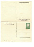 * DR BPK Ganzsache Bildpostkarte Postkarte Doppelkarte WHW Wst. P254 Bild 34 / 49 - Kirche Göhren Rügen / Neuenstein ** - Andere & Zonder Classificatie