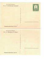 * DR BPK Ganzsache Bildpostkarte Postkarte Doppelkarte WHW Wst. P254 Bild 79 / 80 - Berlin Dom / Stahlwerke Phönix  ** - Andere & Zonder Classificatie