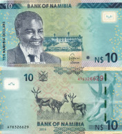 Namibia / 10 Dollars / 2015 / P-16(a) / VF - Namibie