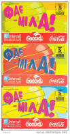 GREECE - Goody"s/Coca Cola, Set Of 3 Intercall Promotion Prepaid Cards, Used - Grèce