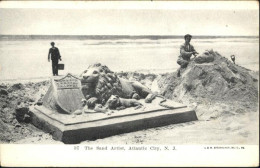 11028825 Atlantic_City_New_Jersey Sand Artist Loewe - Autres & Non Classés