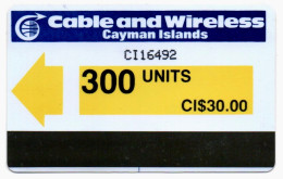 Cayman Islands - 300 Unit Autelca - Kaimaninseln (Cayman I.)