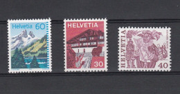 SUISSE N°Y&T 937 - 1037 - 1418  Neufs** Sans Charnière - Unused Stamps