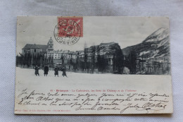 Cpa 1904, Briançon, La Cathédrale, Es Forts Du Château Et De L'Infernet, Hautes Alpes 05 - Briancon