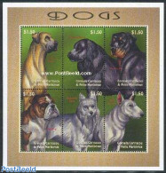 Grenada Grenadines 2000 Dogs 6v M/s, Mint NH, Nature - Dogs - Grenade (1974-...)