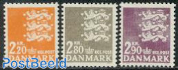 Denmark 1967 Definitives 3v, Mint NH - Unused Stamps