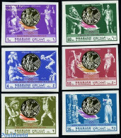 Sharjah 1968 Olympic Winners Mexico 6v Imperforated, Mint NH, Sport - Olympic Games - Schardscha