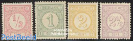 Netherlands 1876 Definitives 4v, Unused (hinged) - Ungebraucht