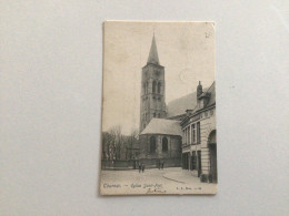 Carte Postale Ancienne (1904) Tournai Église Saint-Piat - Doornik