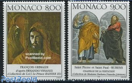 Monaco 1997 Art 2v, Mint NH, Art - Paintings - Unused Stamps