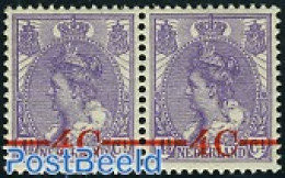 Netherlands 1921 Overprint Pair [:], Mint NH - Unused Stamps
