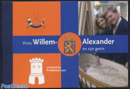 Netherlands 2004 Prince Willem Alexander Prestige Booklet, Mint NH, History - Kings & Queens (Royalty) - Stamp Booklets - Unused Stamps