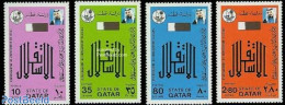 Qatar 1983 12 Years Independence 4v, Mint NH - Qatar