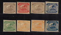 BUENOS AIRES 1858  SCOTT #1-8  MH - Buenos Aires (1858-1864)