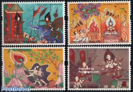 Thailand 1997 Asalhapuja Day 4v, Mint NH, Various - Folklore - Thailand