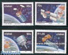 Ciskei 1992 International Space Year 4v, Mint NH, Transport - Space Exploration - Ciskei