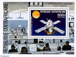 Central Africa 1976 Viking S/s, Mint NH, Transport - Space Exploration - Centrafricaine (République)
