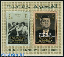 Fujeira 1965 J.F. Kennedy S/s, Mint NH, History - American Presidents - Fujeira