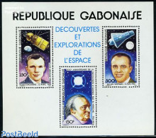 Gabon 1981 Space History S/s, Mint NH, Science - Transport - Astronomy - Space Exploration - Ongebruikt