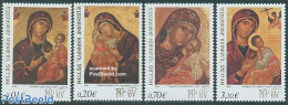 Greece 2005 Icons 4v, Mint NH, Religion - Religion - Art - Paintings - Nuevos
