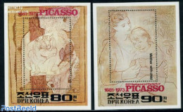 Korea, North 1982 Picasso 2 S/s, Mint NH, Art - Modern Art (1850-present) - Pablo Picasso - Korea (Noord)