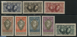 Liechtenstein 1928 Jubilee 8v, Mint NH, History - Kings & Queens (Royalty) - Neufs
