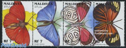 Maldives 1996 Butterflies 4v [:::], Mint NH, Nature - Butterflies - Malediven (1965-...)